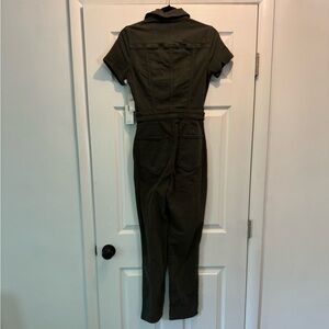 Good American denim jumpsuit